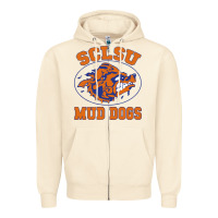 Sandshell Sclsu Muddogs Zipper Hoodie - FloraArt