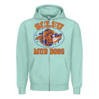Seafoam Sclsu Muddogs Zipper Hoodie - FloraArt