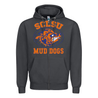 Smoke Sclsu Muddogs Zipper Hoodie - FloraArt