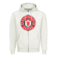 Oatmeal Heather United manchester Zipper Hoodie - FloraArt