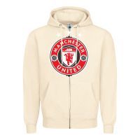 Sandshell United manchester Zipper Hoodie - FloraArt