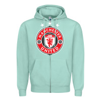 Seafoam United manchester Zipper Hoodie - FloraArt
