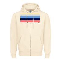 Sandshell biarritz france 1990 Zipper Hoodie - FloraArt