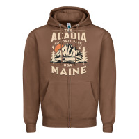 Chestnut acadia national park maine nature hike outdoors vintage t shirt Zipper Hoodie - ArtMosaic