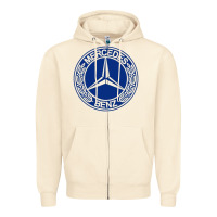 Sandshell white amg Zipper Hoodie - ArtMosaic