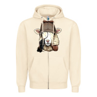 Sandshell Detective Sheep Lamb Spy Investigator Farmer Sheep Lover 53 Zipper Hoodie - ArtMosaic