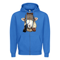 True Royal Detective Sheep Lamb Spy Investigator Farmer Sheep Lover 53 Zipper Hoodie - ArtMosaic