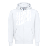 White alright alright alright Zipper Hoodie - ArtMosaic