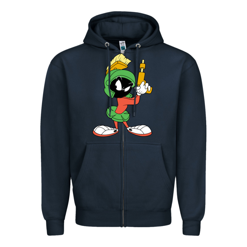 Marvin The Martian Looney Zipper Hoodie by ArtMosaic | Teevron