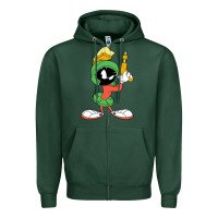 Sports Green marvin the martian looney Zipper Hoodie - ArtMosaic