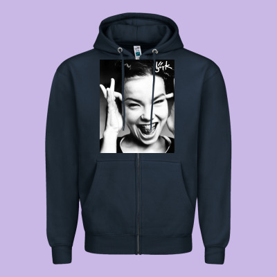 My Name Is Bjork [tw] Zipper Hoodie Designed By Artmosaic