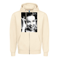Sandshell my name is bjork [tw] Zipper Hoodie - ArtMosaic