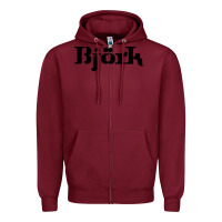 Burgundy the-bjork-family-tree-cool Zipper Hoodie - ArtMosaic