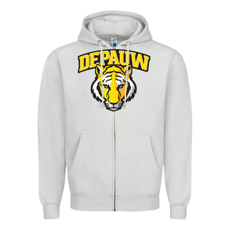 Depauw Clubs Zipper Hoodie by ArtMosaic | Teevron