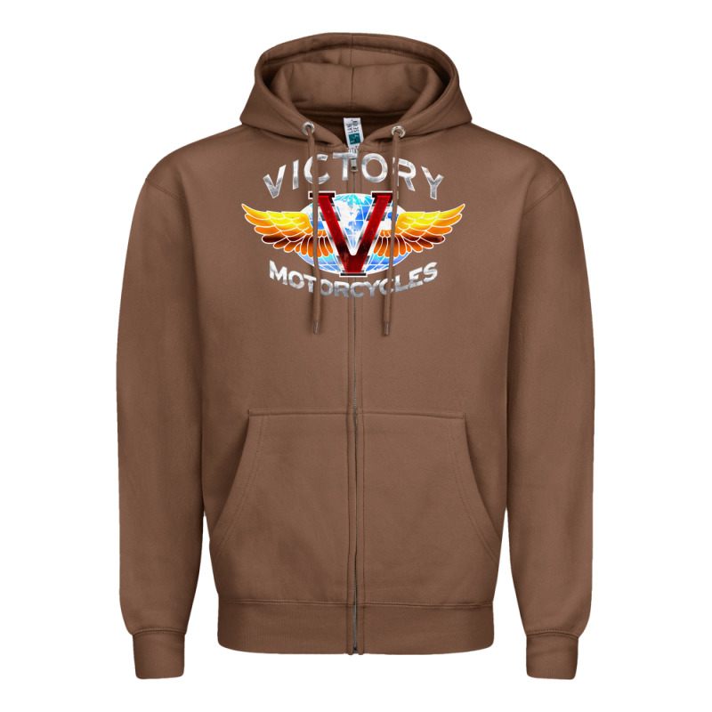 Victory Motorcycles Zipper Hoodie by ArtMosaic | Teevron