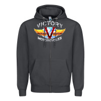 Smoke Victory Motorcycles Zipper Hoodie - ArtMosaic