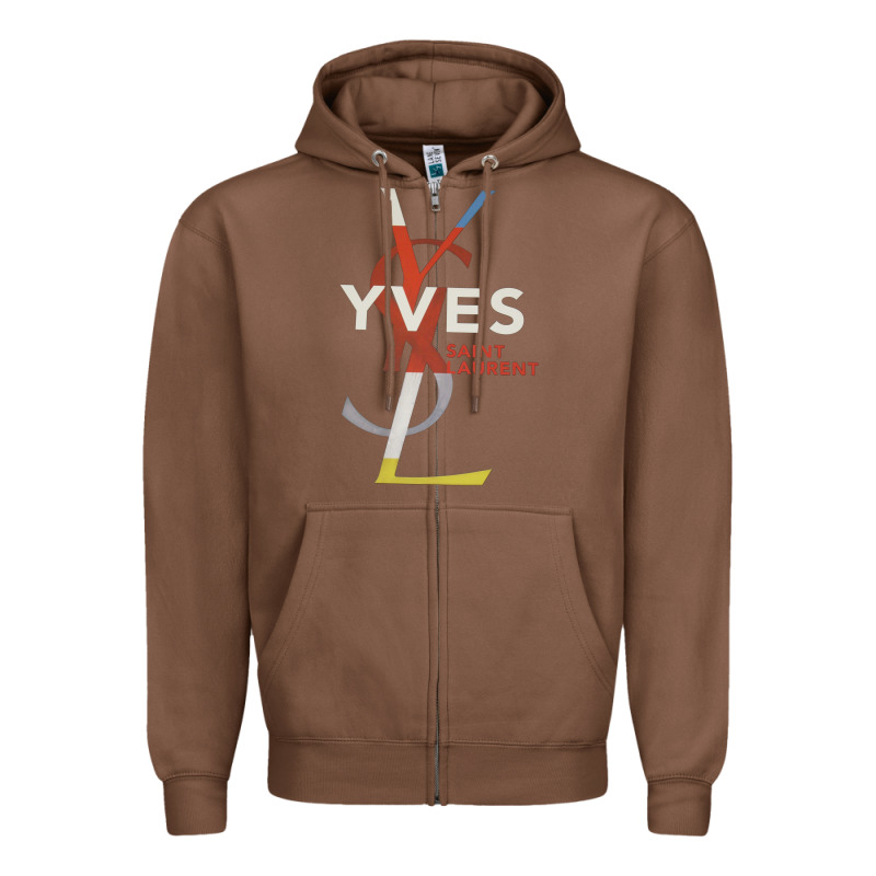 Yvessaintlaurent Zipper Hoodie by ArtMosaic | Teevron