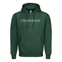 Sports Green Crownline Boats Zipper Hoodie - ArtMosaic