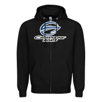 Black Crownline Boats Zipper Hoodie - ArtMosaic