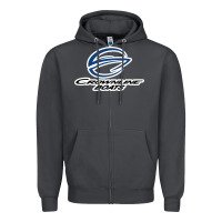 Smoke Crownline Boats Zipper Hoodie - ArtMosaic