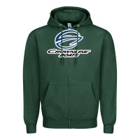 Sports Green Crownline Boats Zipper Hoodie - ArtMosaic