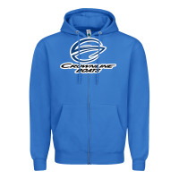 True Royal Crownline Boats Zipper Hoodie - ArtMosaic