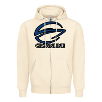 Sandshell Crownline Boats Zipper Hoodie - ArtMosaic