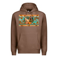 Chestnut Fall coop animals pumpkin Premium Hoodie - Artiststas