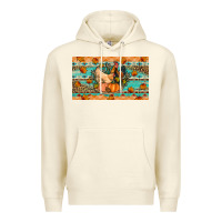 Sandshell Fall coop animals pumpkin Premium Hoodie - Artiststas