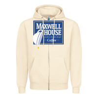 Sandshell maxwell house Zipper Hoodie - ArtMosaic