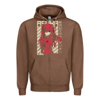 Chestnut asuka evangelion Zipper Hoodie - ArtMosaic