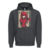Smoke asuka evangelion Zipper Hoodie - ArtMosaic
