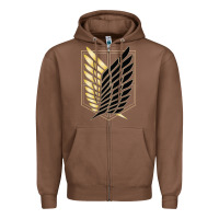 Chestnut Shingekis no kyojinn Zipper Hoodie - ArtMosaic