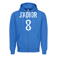 True Royal j’adior 8 Zipper Hoodie - ArtMosaic