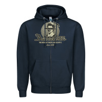 Navy danceteria nyc 1979, danceteria Zipper Hoodie - ArtMosaic
