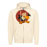 Sandshell beaky buzzard 1 Zipper Hoodie - ArtMosaic