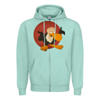 Seafoam beaky buzzard 1 Zipper Hoodie - ArtMosaic