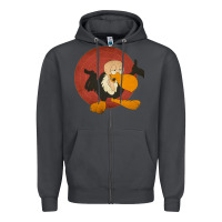 Smoke beaky buzzard 1 Zipper Hoodie - ArtMosaic
