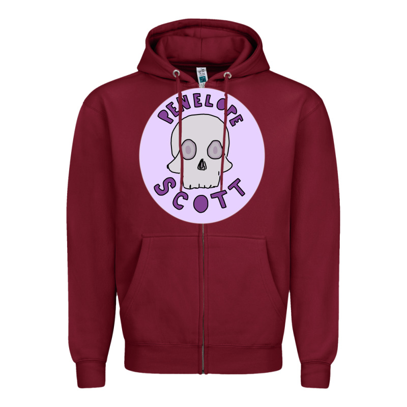 Penelope Scott Skeleton Zipper Hoodie by ArtMosaic | Teevron