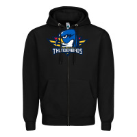 Black springfield thunderbirds Zipper Hoodie - ArtMosaic