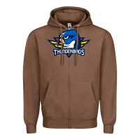 Chestnut springfield thunderbirds Zipper Hoodie - ArtMosaic