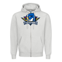 Dove Grey springfield thunderbirds Zipper Hoodie - ArtMosaic