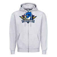 Heather Grey springfield thunderbirds Zipper Hoodie - ArtMosaic