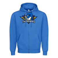 True Royal springfield thunderbirds Zipper Hoodie - ArtMosaic