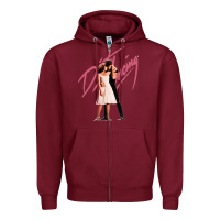 Burgundy Dirty Dancing DIRTY DANCING Classic Zipper Hoodie - ArtMosaic