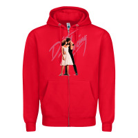 Red Dirty Dancing DIRTY DANCING Classic Zipper Hoodie - ArtMosaic