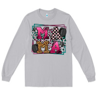 Moon Dust Racing leopard frame mama Mother's Day Long Sleeve Tee - LillyAllenDesigns