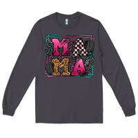 Smoke Racing leopard frame mama Mother's Day Long Sleeve Tee - LillyAllenDesigns
