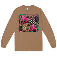Toasted Coconut Racing leopard frame mama Mother's Day Long Sleeve Tee - LillyAllenDesigns