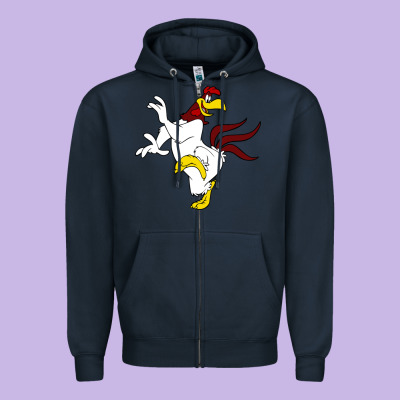 Foghorn Leghorn Looney Zipper Hoodie Designed By Artmosaic